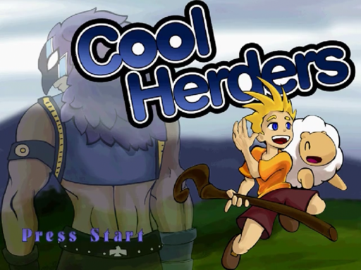 Cool Herders title screen for Sega Dreamcast